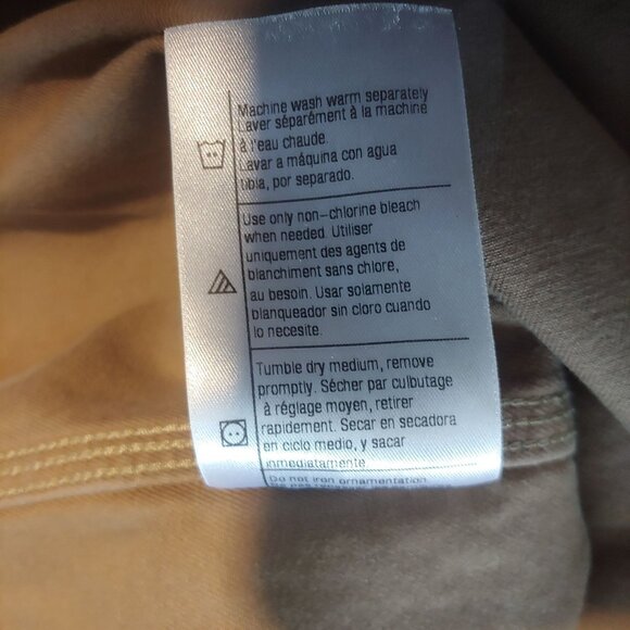 Carhartt Button Up Shirt Mens XL Rugged Flex Original Fit Tan Khaki Pocket - Picture 12 of 12